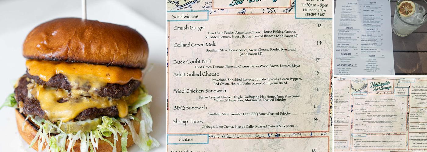 Hellbender Bed & Beverage Menu