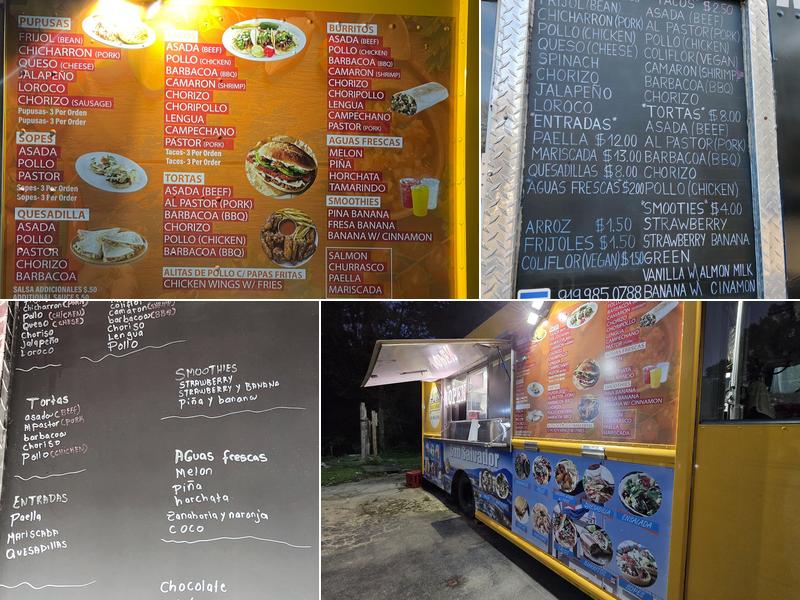 Al's Tacos and Pupusas Menu