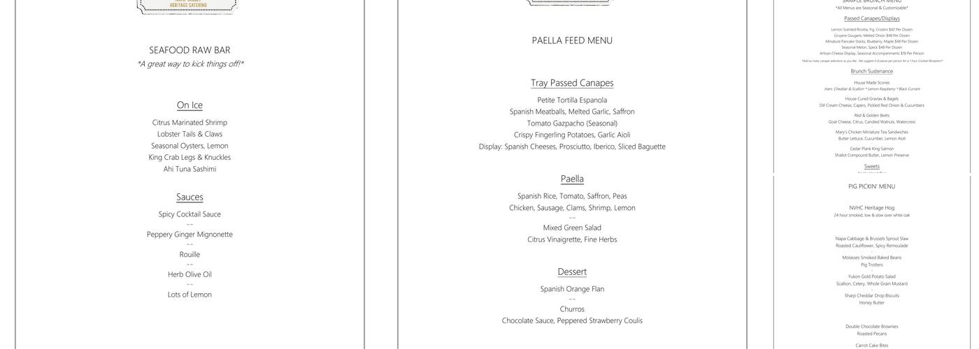 The Pickled Pig Menu