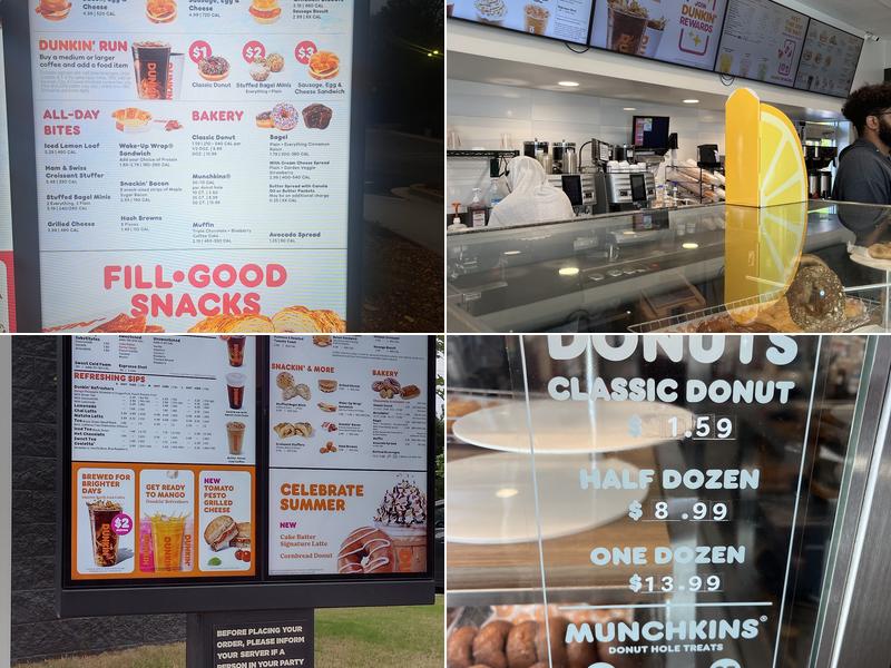 Dunkin' Menu