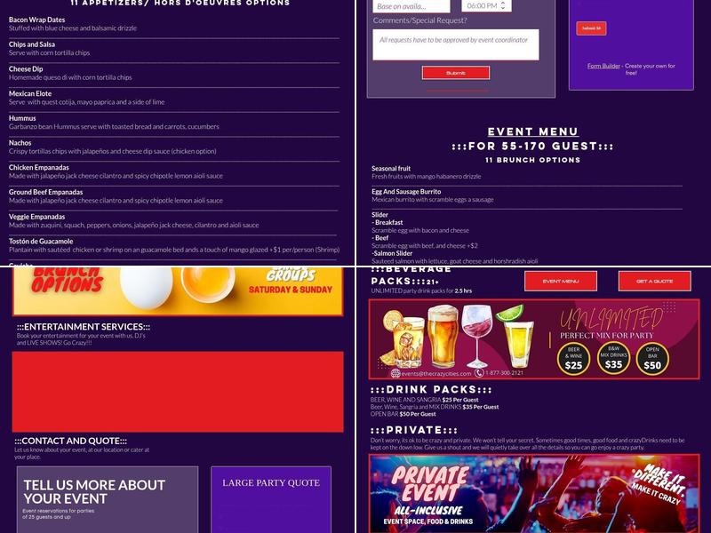 TheCrazyCities.com Menu