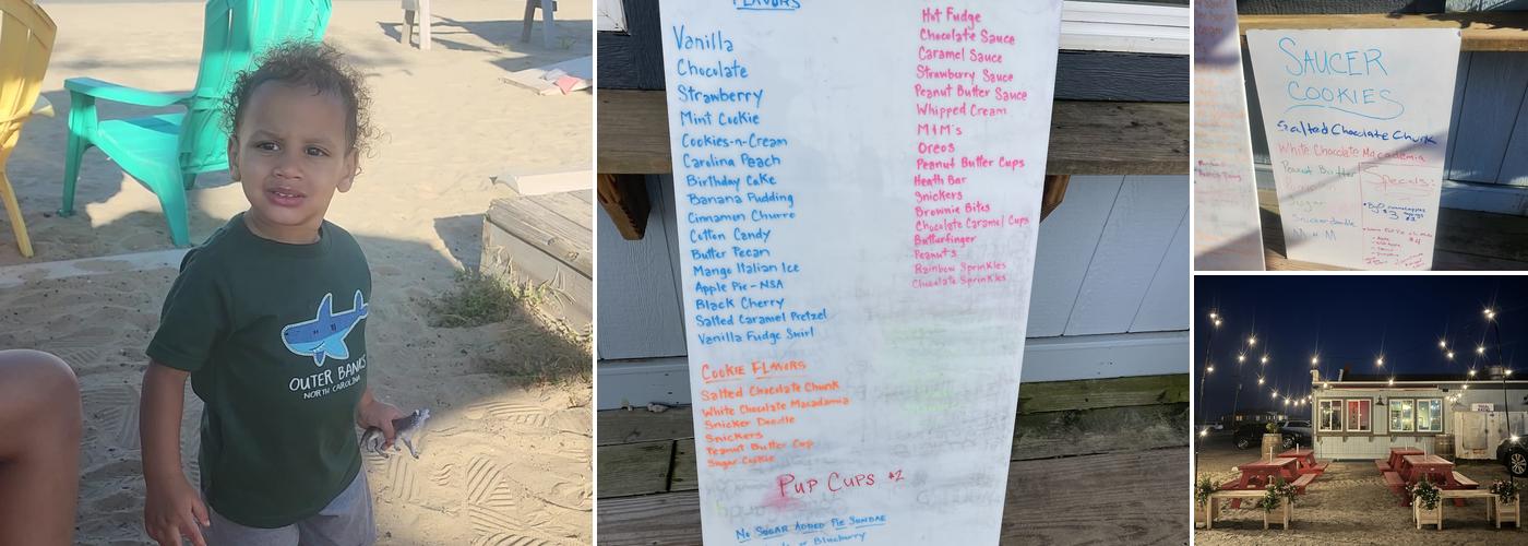 Winks Ice Cream Menu
