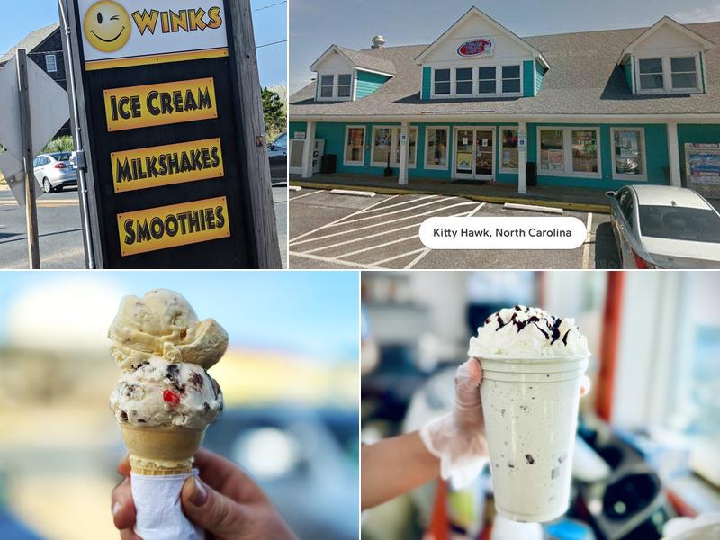 Winks Ice Cream 4626 N Va Dare Trail, Kitty Hawk