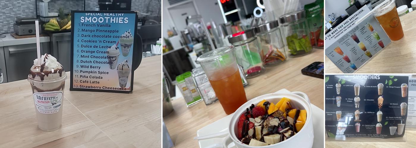 Lafayette Rd Nutrition Spot (UNIVERSAL PLAZA) Menu