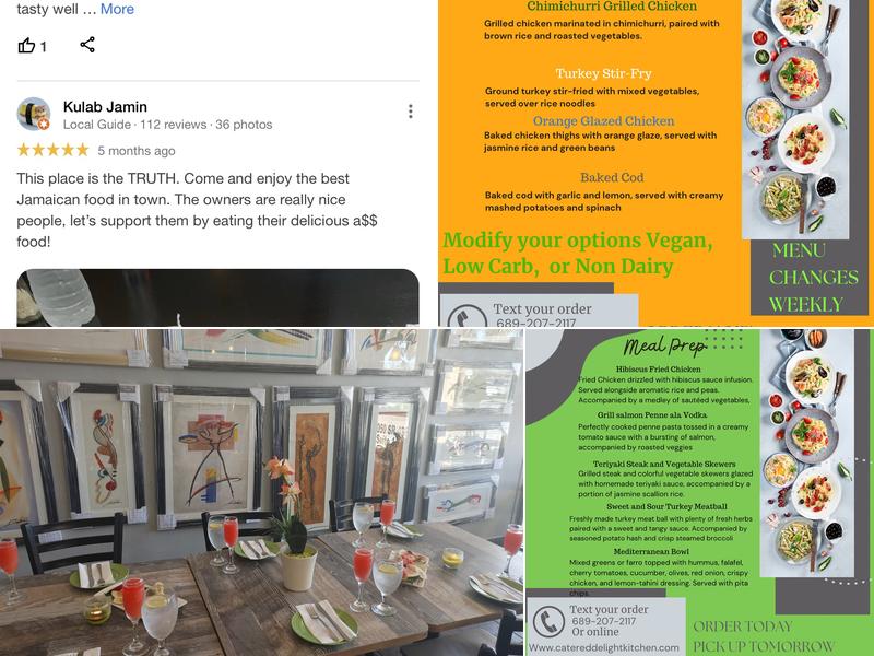 CATERED DELIGHT KITCHEN Menu