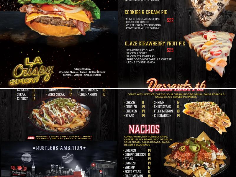 Latino Bites Menu