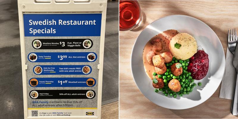 IKEA Restaurant Menu