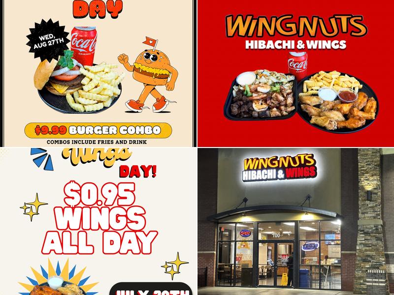 Wingnuts Hibachi & Wings (formerly Everyday) 4735 Sugarloaf Pkwy STE 100, Lawrenceville