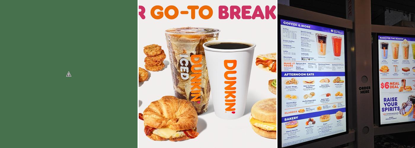 Dunkin' Menu