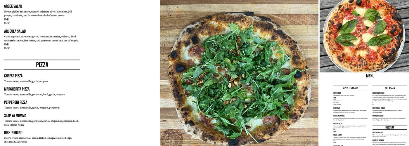 Boardtown Pizza & Pints Menu