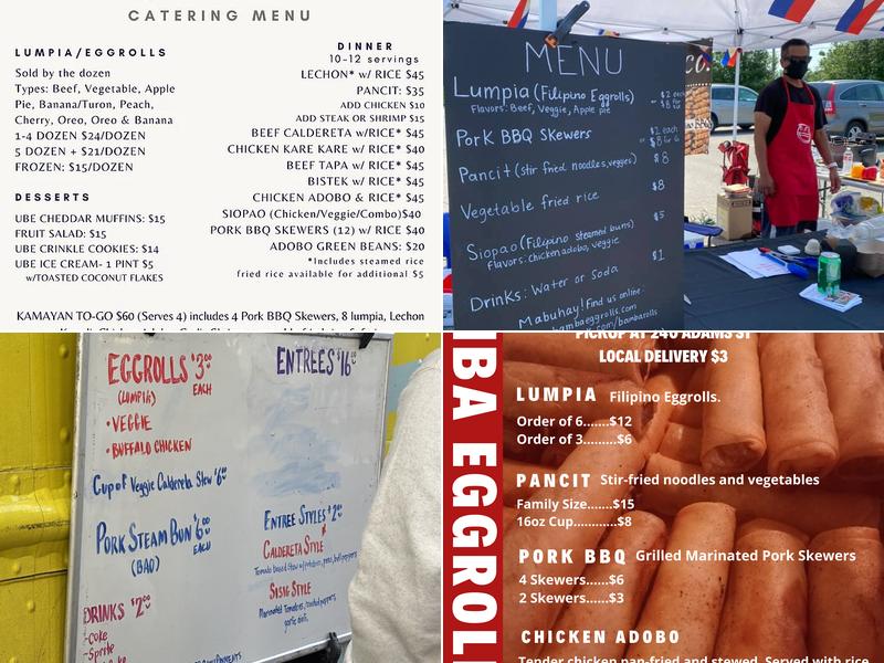 Bamba Eggroll Co. Food Truck & Catering Menu