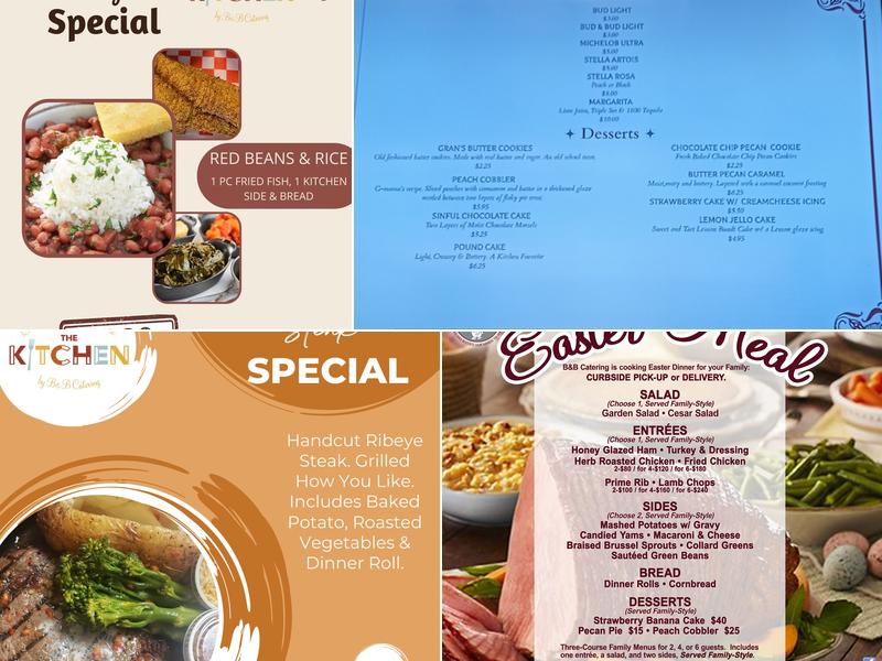 The Kitchen by B&B Catering Menu