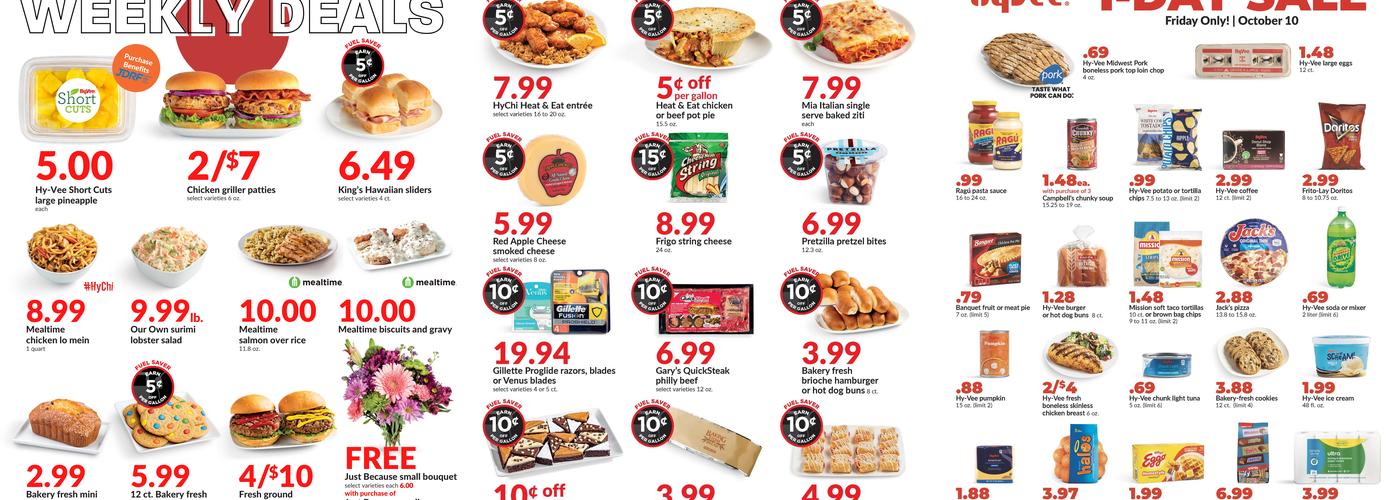 Hy-Vee Chinese Menu