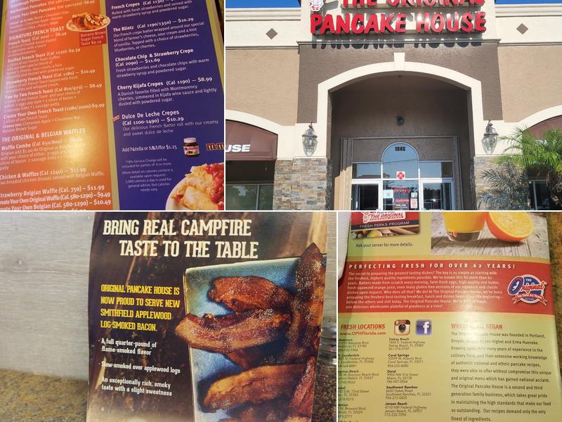 The Original Pancake House Menu
