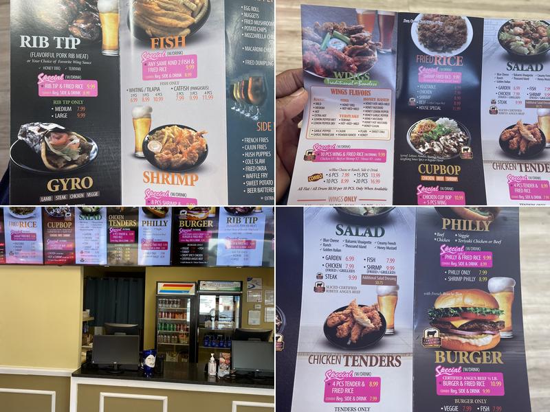 Kingkong Wings Mableton Menu