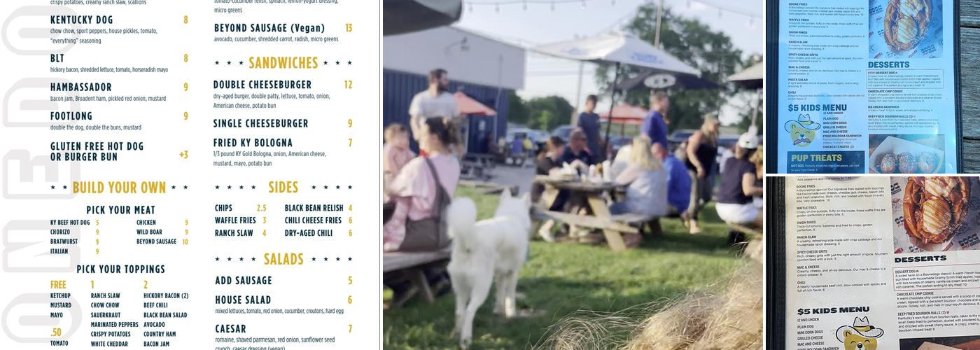 Boonedogs Menu