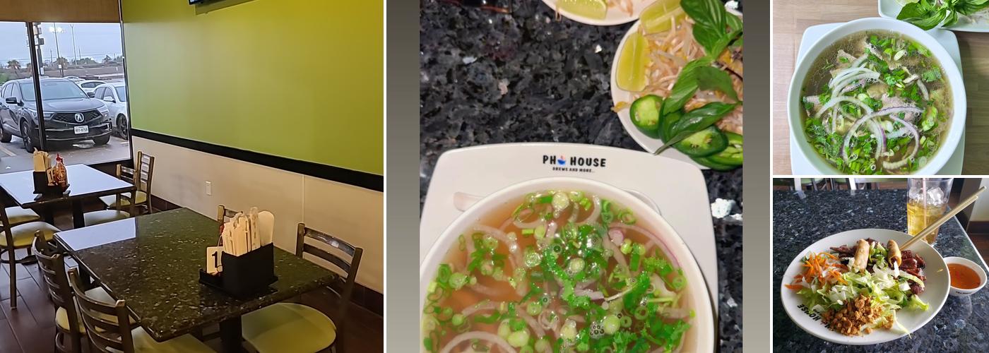Pho House Brews and More Menu
