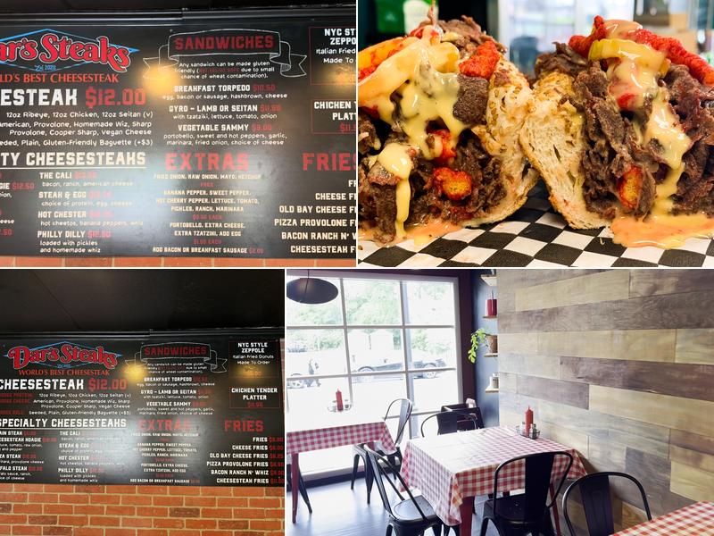 Dar's Steaks Menu
