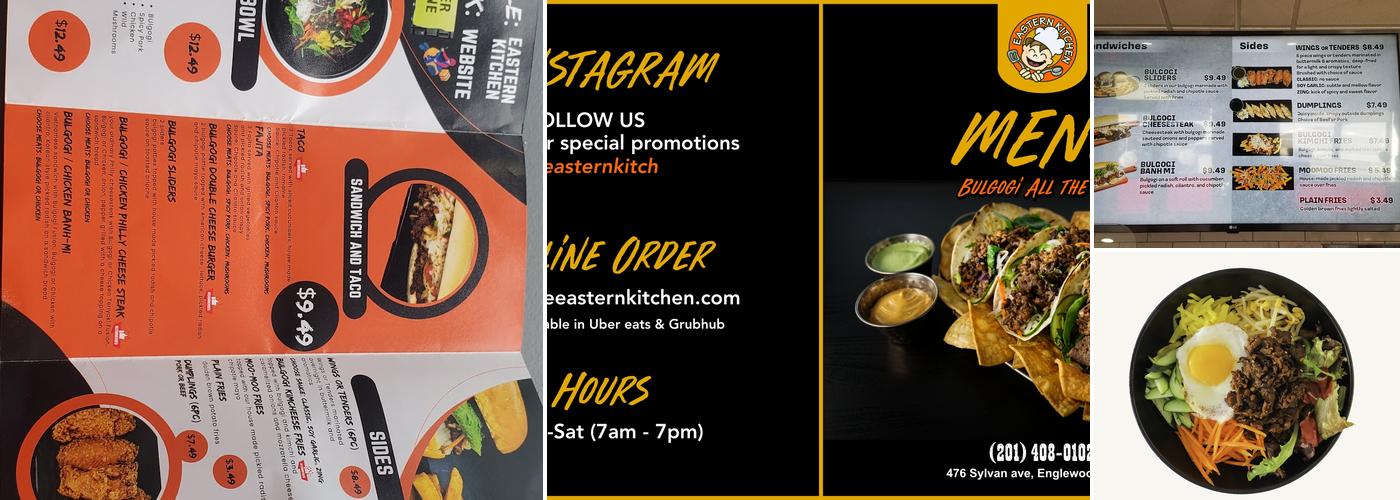 Eastern Kitchen Menu