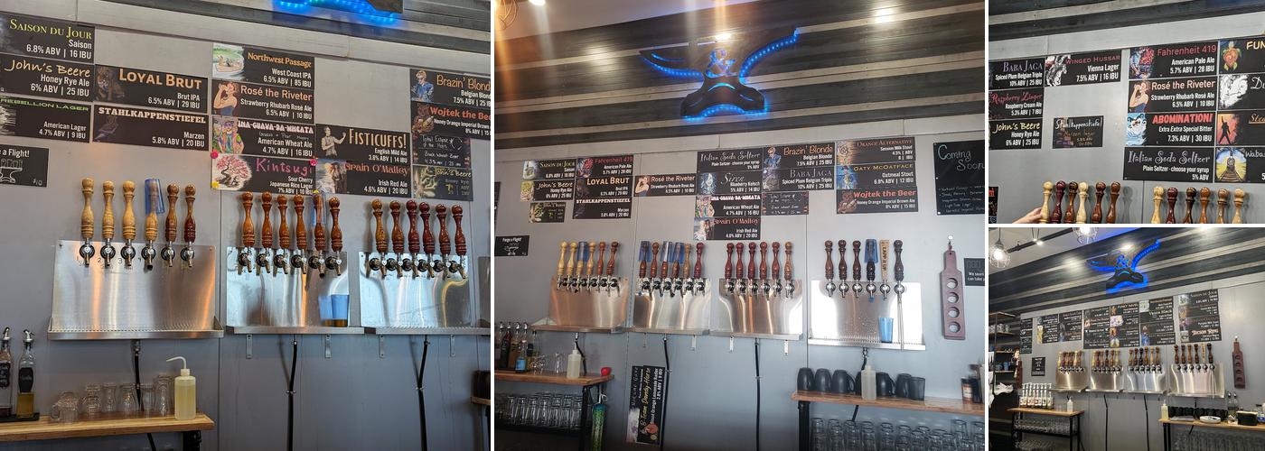 Quenched & Tempered Brewing Co. Taproom Menu