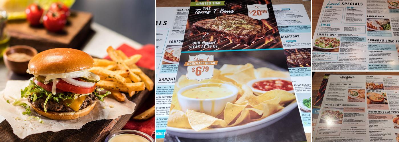 Cheddar's Scratch Kitchen Menu
