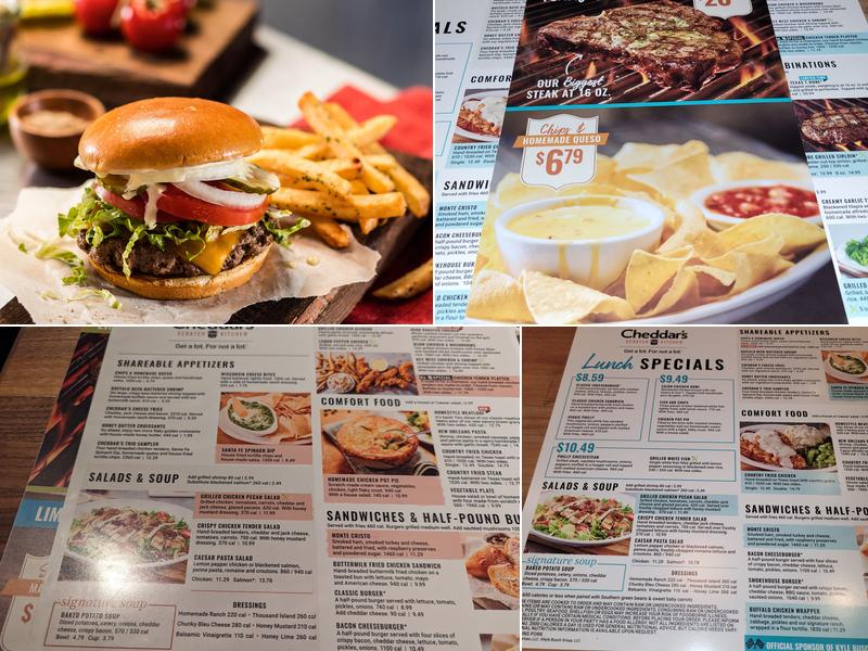 Cheddar's Scratch Kitchen Menu