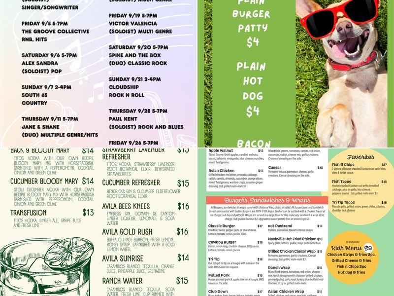 Mulligan's Restaurant Menu