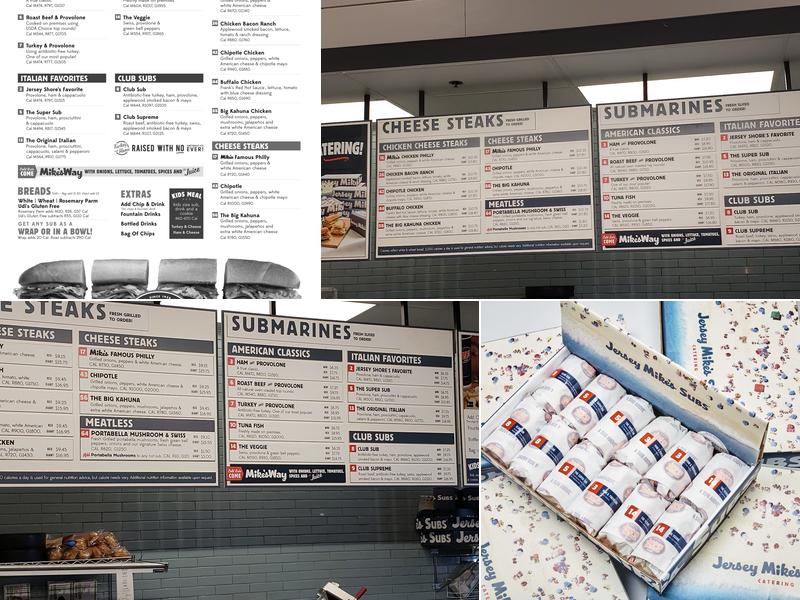 Jersey Mike's Subs Menu