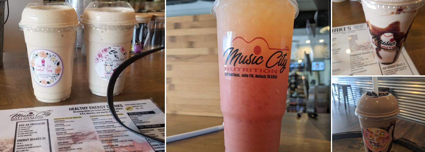 Music City Nutrition Menu