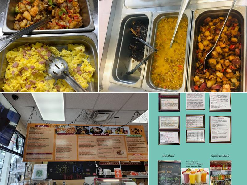Sofi’s Deli inc. Menu