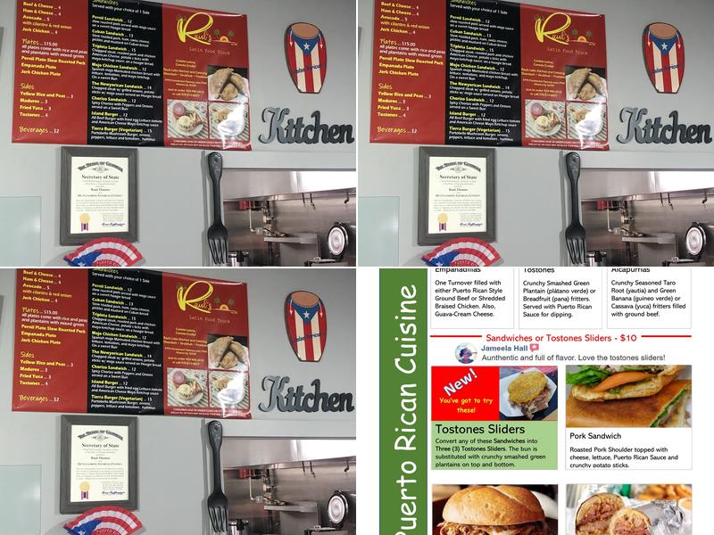 Rauls Latin Kitchen Menu