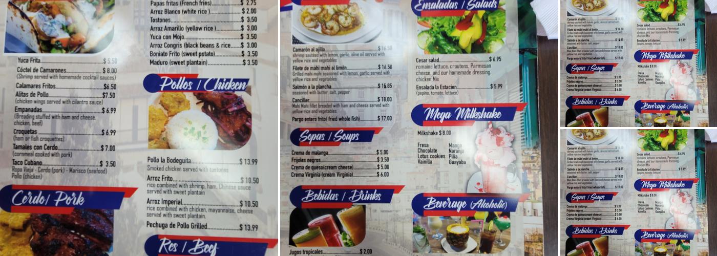 La Bodeguita Del Medio Menu