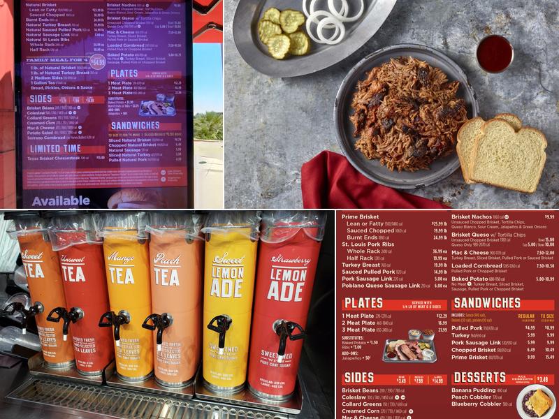 True Texas BBQ Menu