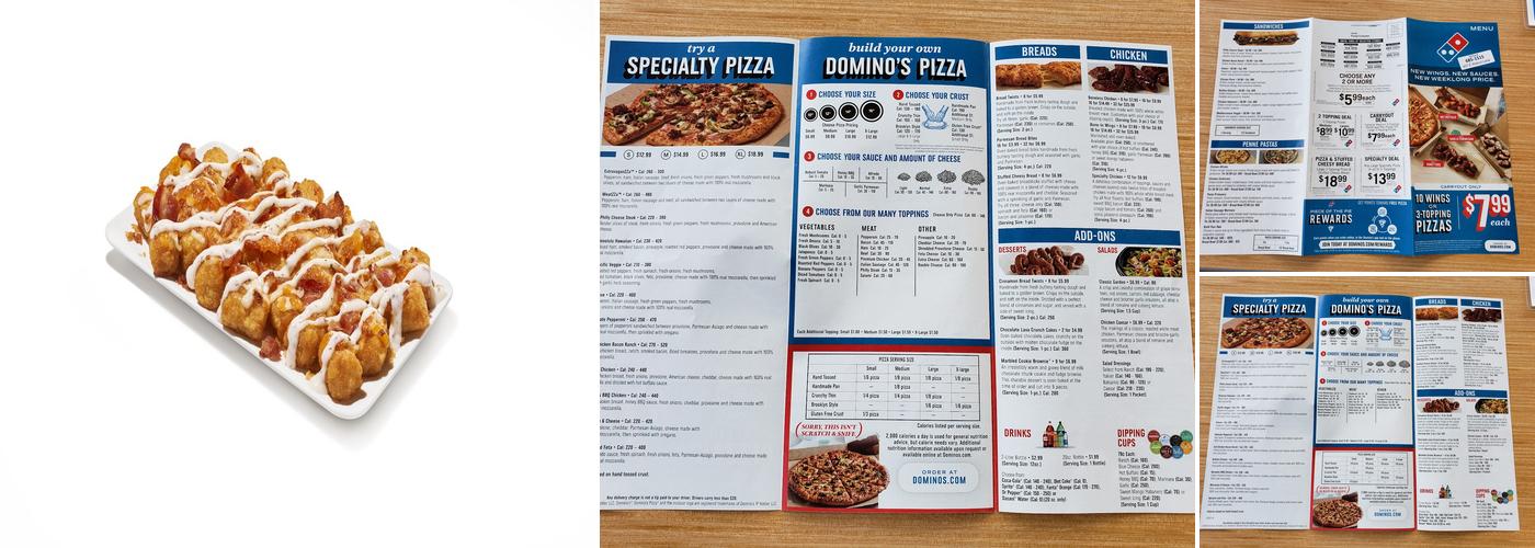 Domino's Pizza Menu