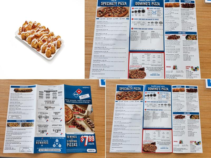 Domino's Pizza Menu