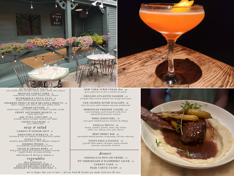 River and Post Menu