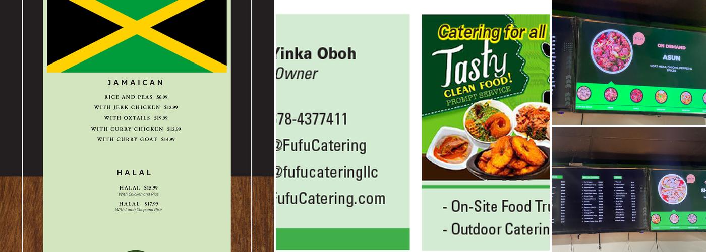 Fufu Catering Kitchen and Grill Menu