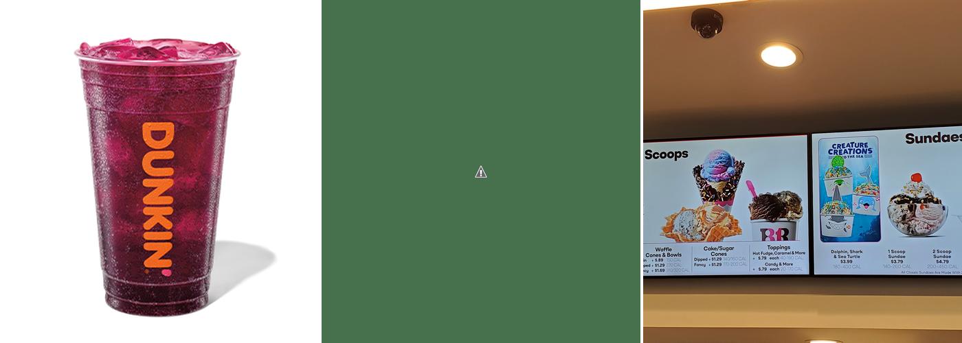 Dunkin' Menu