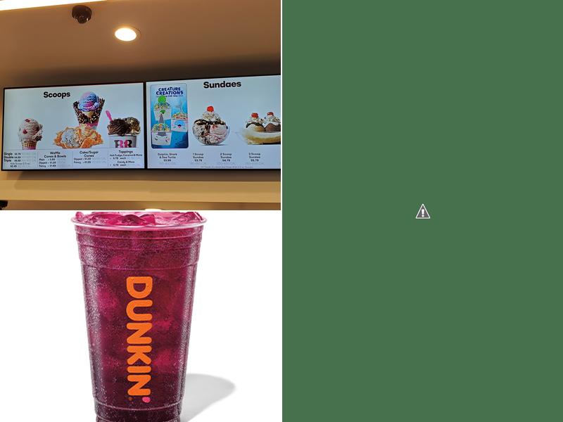 Dunkin' Menu