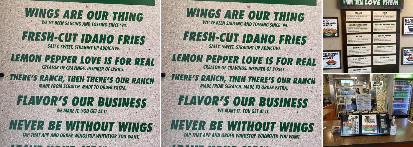 Wingstop Menu