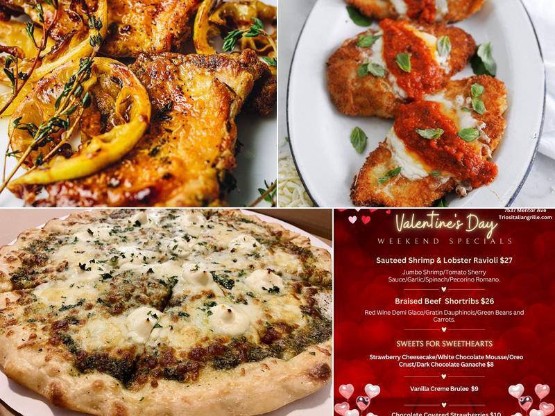 Trios Italian Grille & Catering Menu