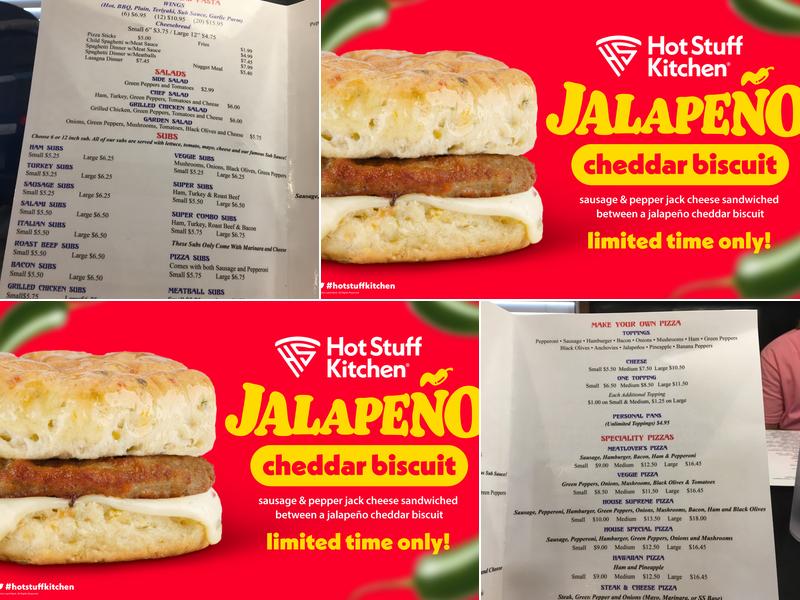 Hot Stuff Pizza Menu