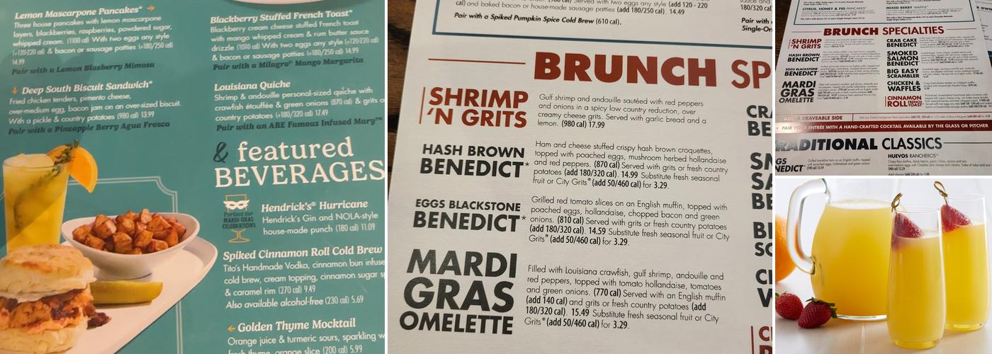 Another Broken Egg Cafe Menu