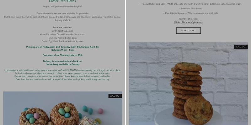 The Cake & The Giraffe (by appointment only) Menu