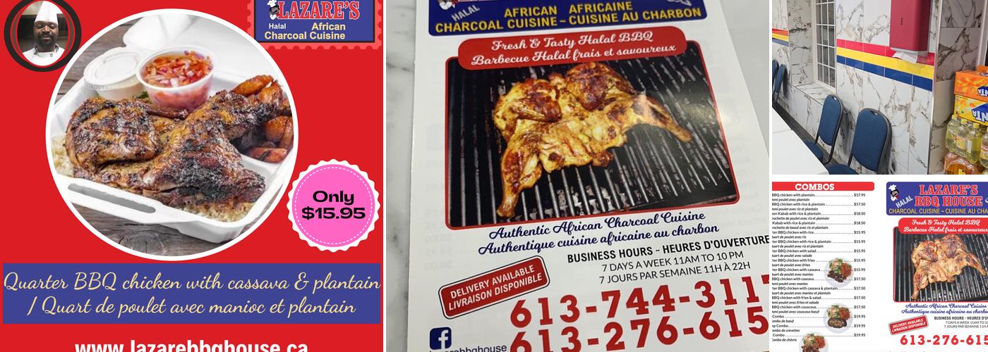 Lazare BBQ house Menu