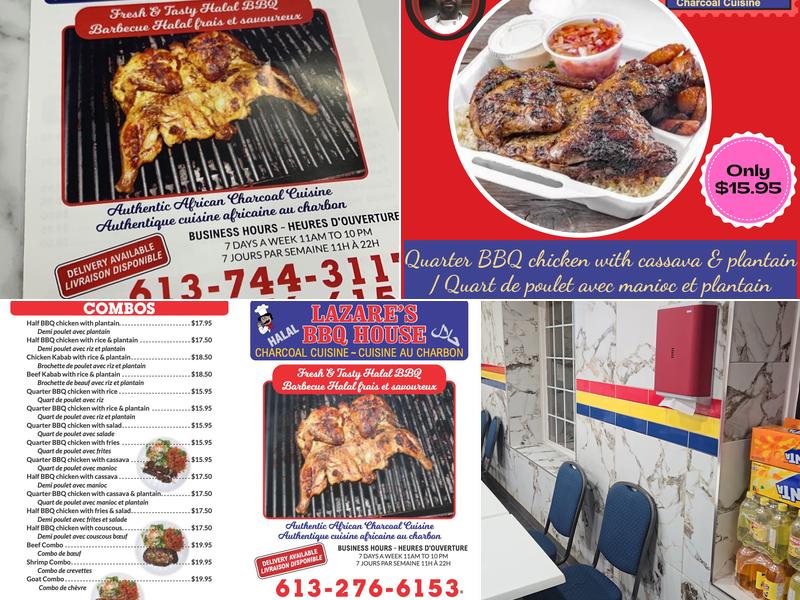 Lazare BBQ house Menu