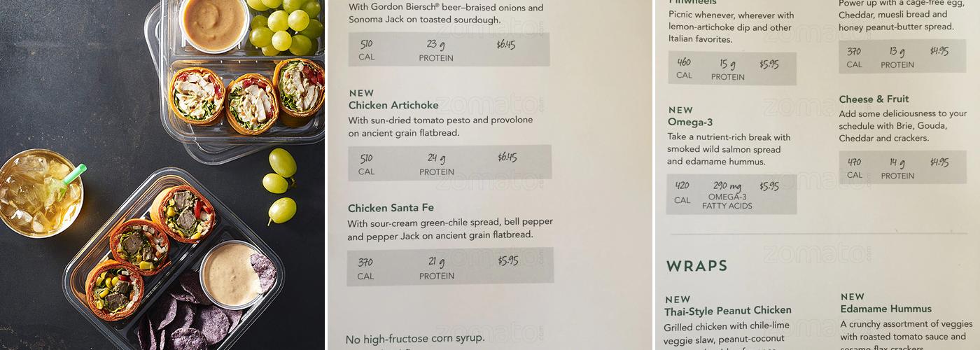 Starbucks Menu