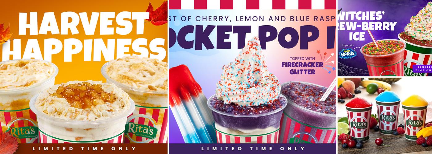 Rita's Italian Ice & Frozen Custard Menu