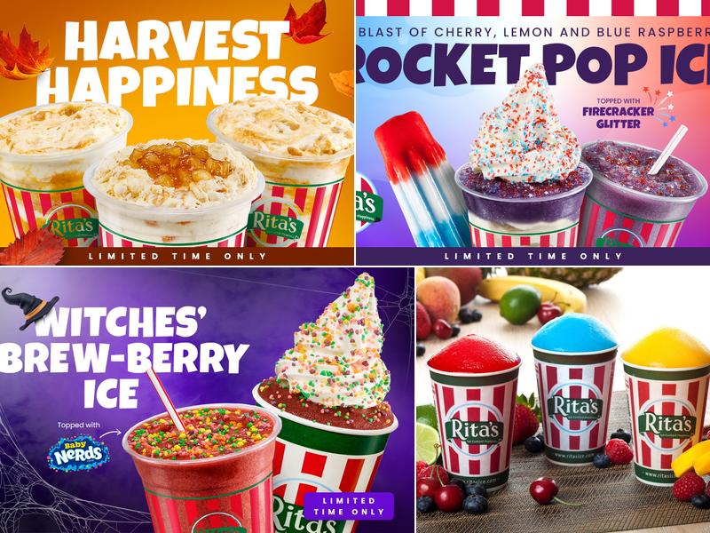 Rita's Italian Ice & Frozen Custard Menu