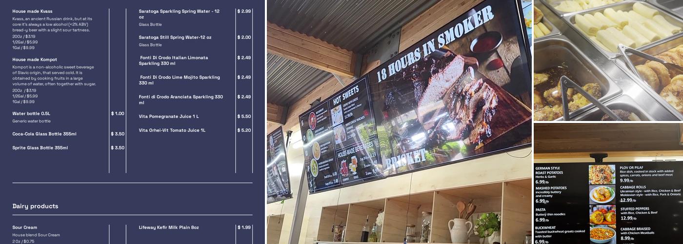 Elena's Kitchen & Catering Menu